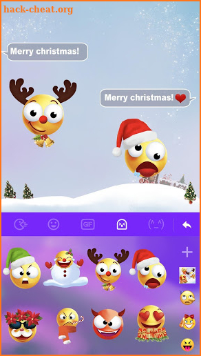 Christmas Emoji Keyboard Sticker screenshot