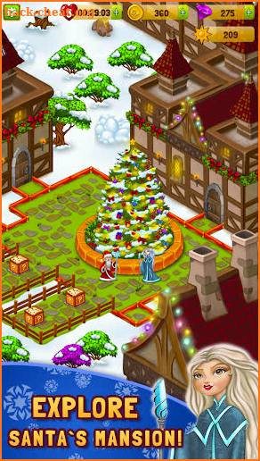 Christmas games: Merge & Match screenshot