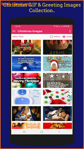 Christmas GIF & Greeting Collection.🎄 screenshot