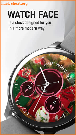 Christmas Gift Watch Face screenshot