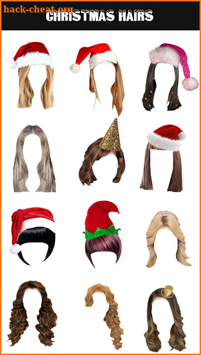 Christmas Girl Hair Changer screenshot