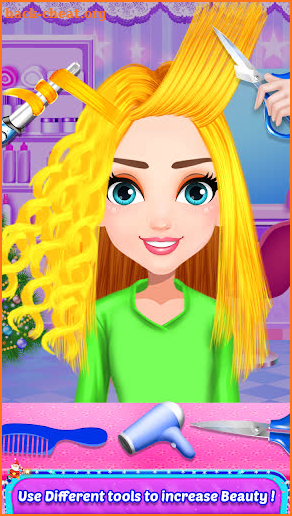 Christmas Girls Super Braid Hairs Beauty Salon screenshot