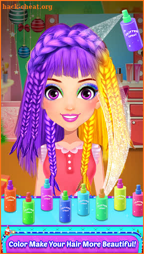 Christmas Girls Super Braid Hairs Beauty Salon screenshot