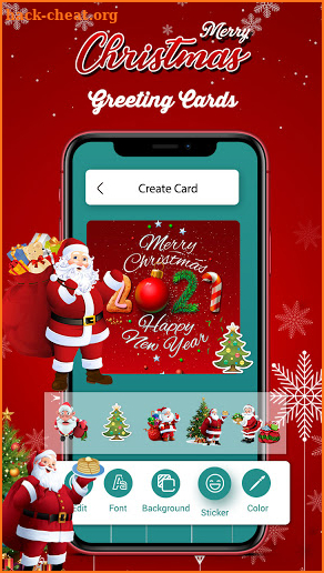 Christmas Greeting Cards, New Year 2021 screenshot