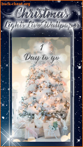 Christmas Lights Live Wallpaper: Xmas Countdown screenshot