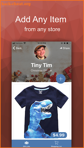 Christmas List App screenshot