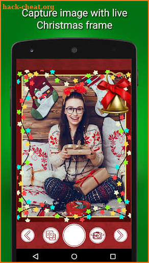 Christmas Live Camera Photo Frames screenshot