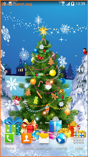 Christmas Live Wallpaper screenshot