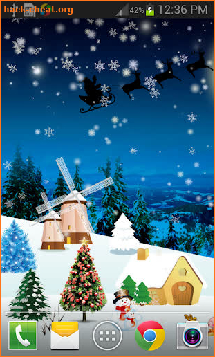 Christmas Live Wallpaper FREE screenshot