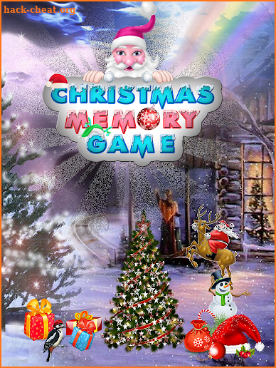 Christmas Memory Card Game screenshot