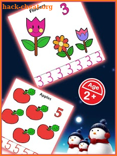 Christmas Number Tracing screenshot