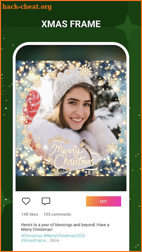 Christmas Photo Frame 2020, Christmas photo editor screenshot