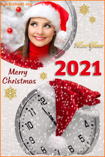 Christmas photo frame 2021 screenshot