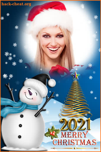 Christmas photo frame 2021 screenshot