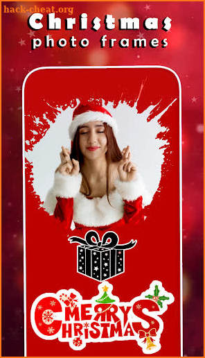 Christmas photo frames screenshot