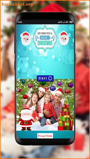 Christmas Photo Frames Editor screenshot