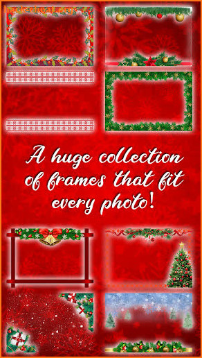 Christmas Photo Frames – Merry Xmas Card Maker screenshot