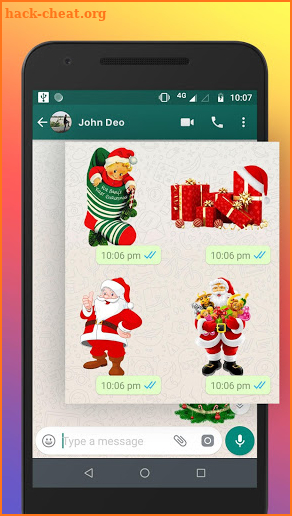 Christmas Stickers for Whatsapp 19 (WAStickerApps) screenshot