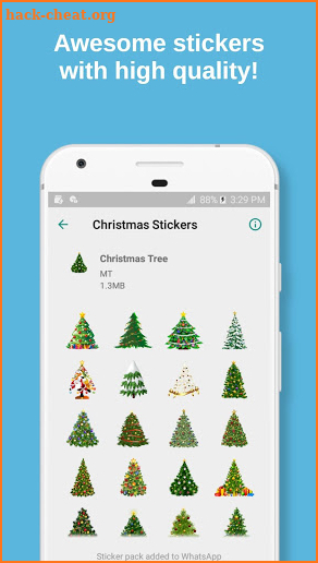 Christmas Stickers for WhatsApp, WAStickerApps screenshot