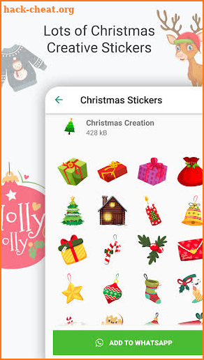 Christmas Stickers for Whatsapp (WAStickersApp) screenshot