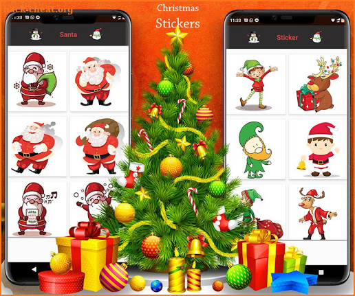 Christmas Stickers- GIF and Wallpapers screenshot