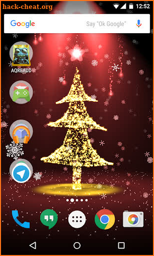 Christmas tree 3D live wallpaper HD screenshot