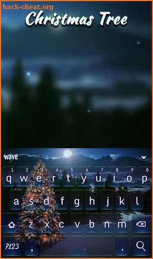 Christmas Tree Keyboard + Live Wallpaper screenshot