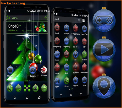 Christmas Tree Launcher Theme screenshot