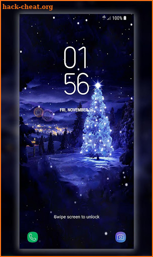 Christmas Tree Live Wallpaper screenshot