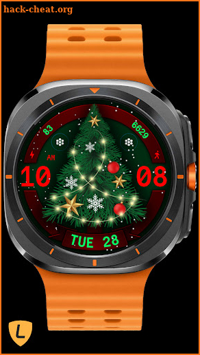 Christmas Tree Watch Face 083 screenshot