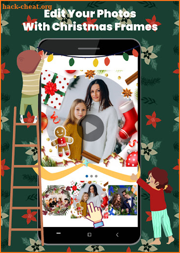 Christmas video maker with song screenshot