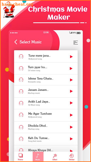 Christmas Video Movie Maker with Music screenshot