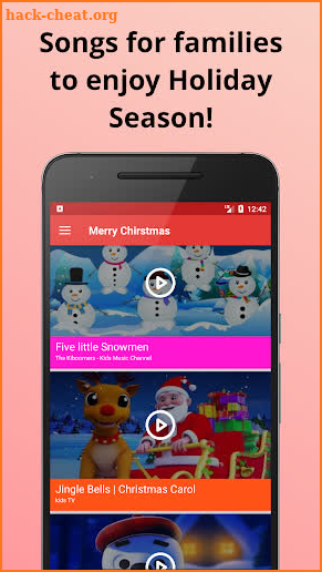 Christmas video Songs for kids, adults & everyone screenshot