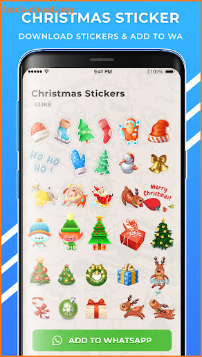 Christmas WAStickersApps screenshot