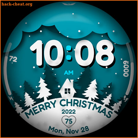 Christmas Watch Face 001 screenshot