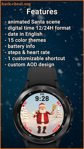 Christmas Watch Face screenshot