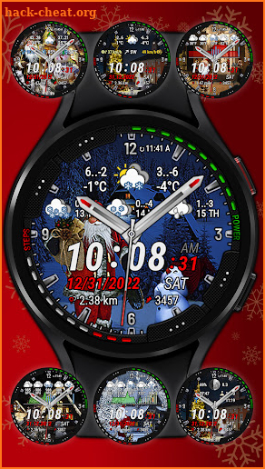 Christmas Weather Watch Face screenshot