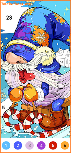 Christmas Winter Coloring Book screenshot