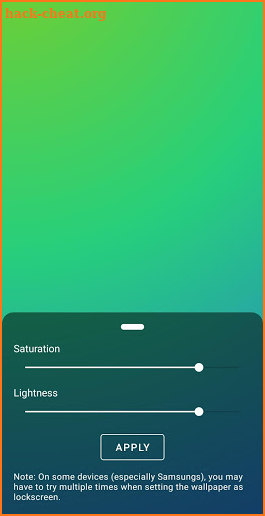 Chroma - Gradient colors live wallpaper screenshot