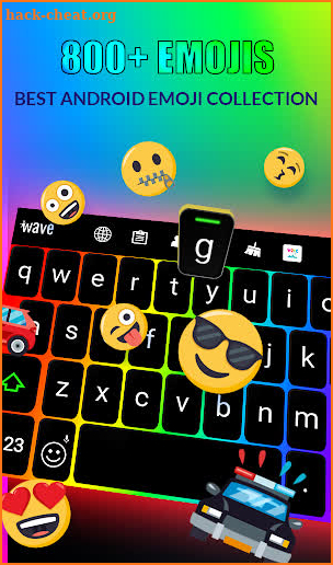 Chromatic Animated Keyboard + Live Wallpaper screenshot