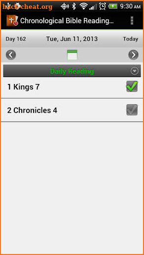 Chronological Bible Plan screenshot