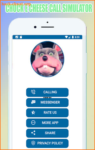 Chuck e Cheese's Call and Chat real life Simulator screenshot