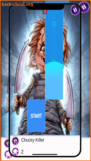 Chucky & Tiffany Piano Tiles screenshot