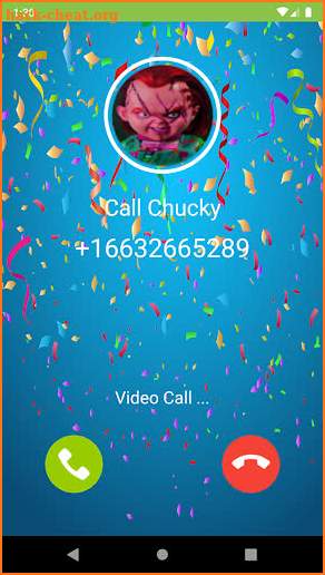 Chucky Doll Call Me ! Creepy Fake Video Call screenshot