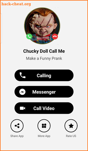 Chucky Doll Call Me  !! Fake video Call screenshot