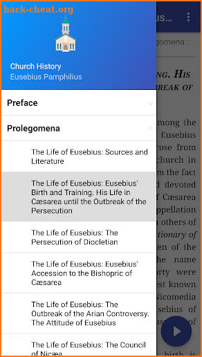 Church History, Life of Constantine (Eusebius) screenshot