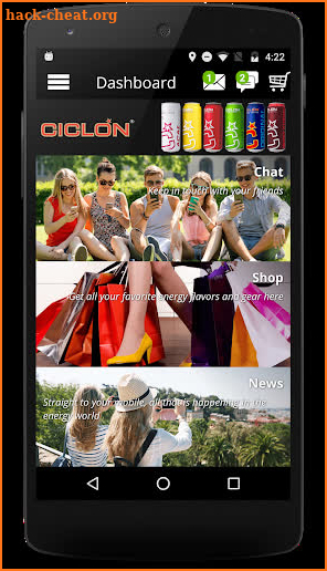 Ciclon Energy Drink screenshot