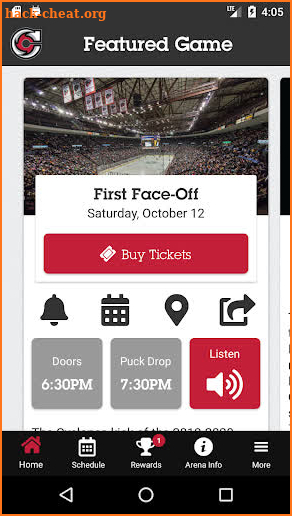 Cincinnati Cyclones screenshot