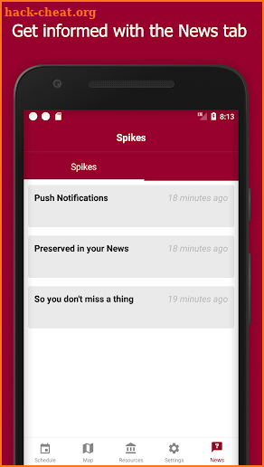 Cincinnati Spikes Events screenshot