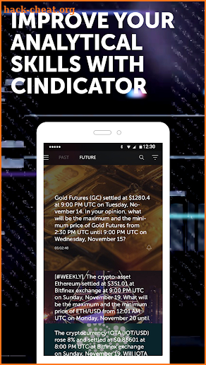 Cindicator screenshot